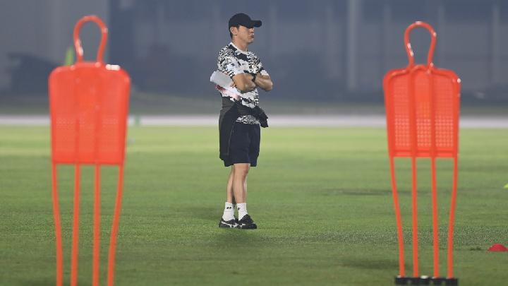 LATIHAN PEMAIN TIMNAS INDONESIA